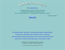 Tablet Screenshot of horsejourneys.com